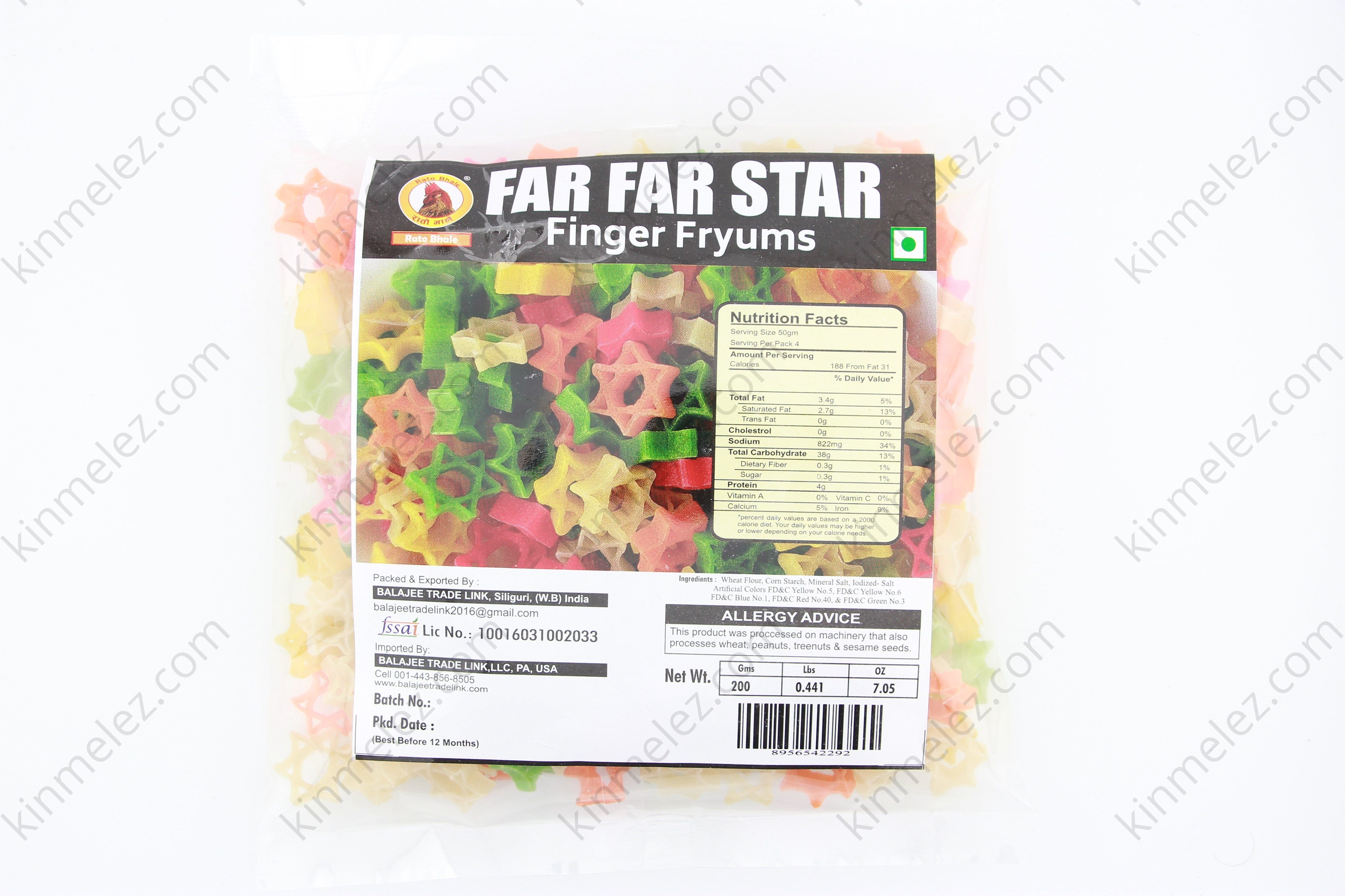 Finger Chips Star 200g - Kinmel EZ